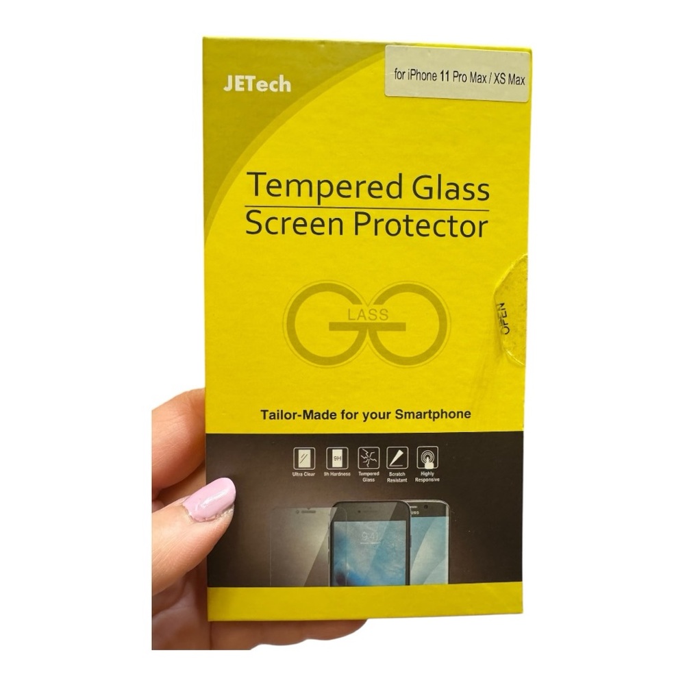 🆕 JETech Tempered Glass Screen Protector for iPhone 11 Pro Max/XS Max